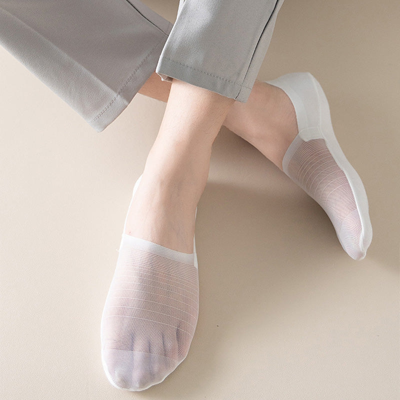 Plusock Ice Silk No Show Socks(5 Pairs) - image 5