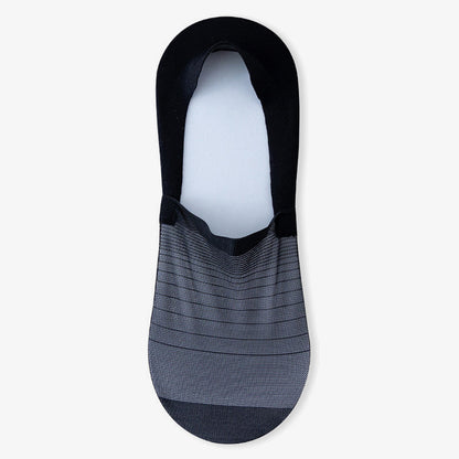 Plusock Ice Silk No Show Socks(5 Pairs) - Black - EU38-43(US5-9) - image 13