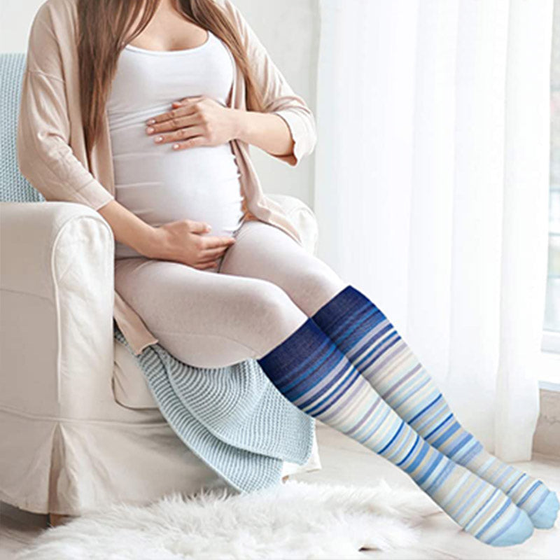 Plusock Plus Size Fashion Design Compression Socks(3 Pairs) - image 7