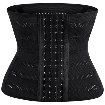 Plusock Plus Size 4 Rows Waist Corset - Black - 2XL - image 2