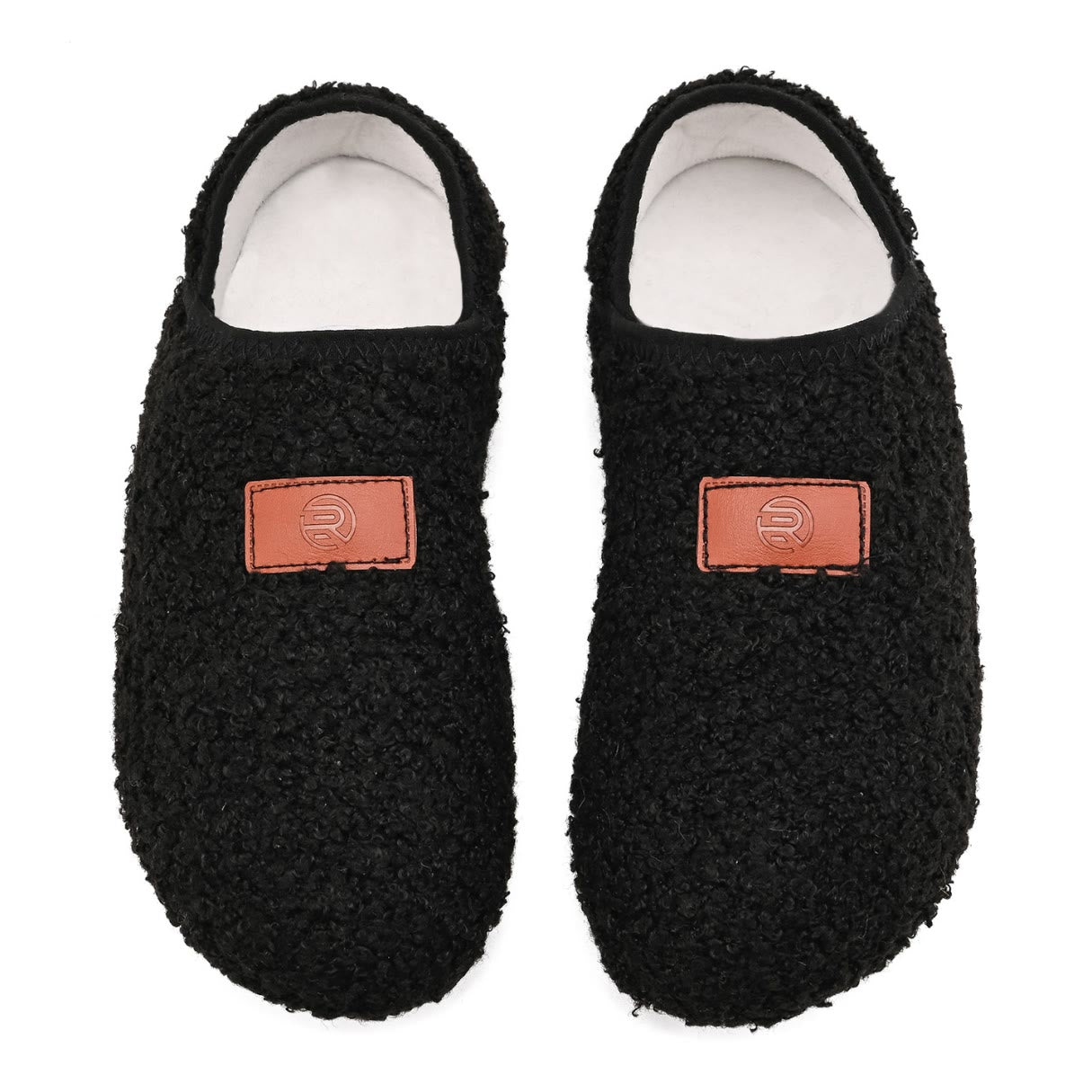 Plusock Plus Size Soft Home Slipper Socks - Black - EU48-49(US13-14) - image 1