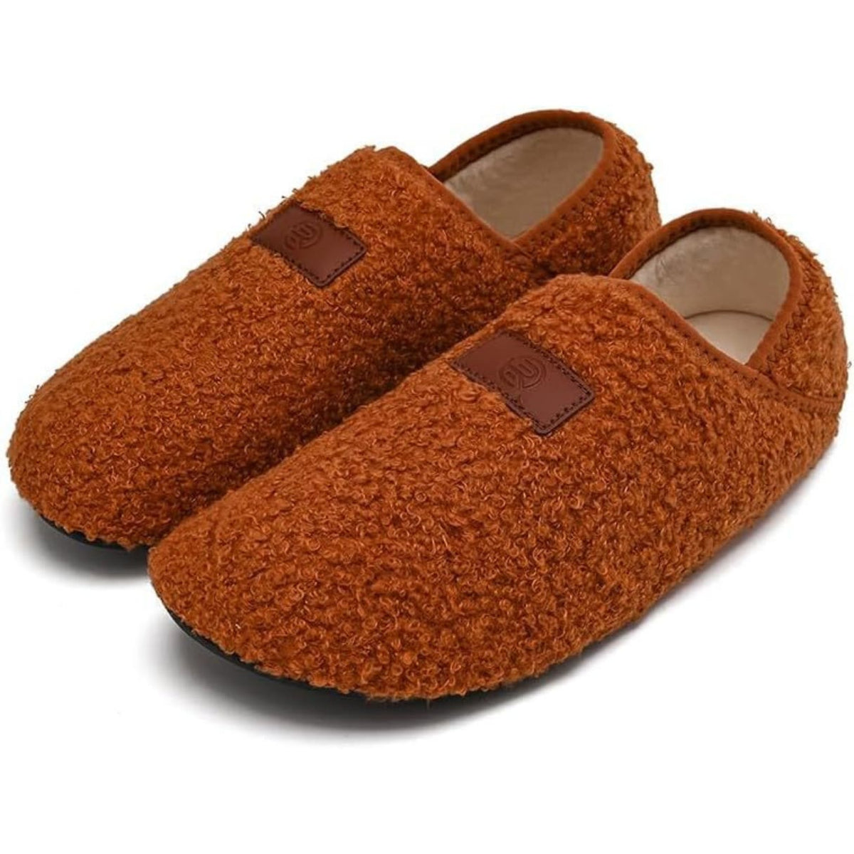 Plusock Plus Size Soft Home Slipper Socks - Brown - EU48-49(US13-14) - image 18