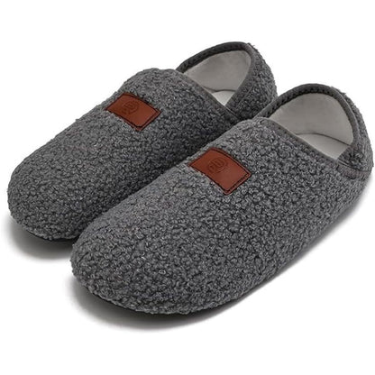 Plusock Plus Size Soft Home Slipper Socks - Grey - EU48-49(US13-14) - image 6