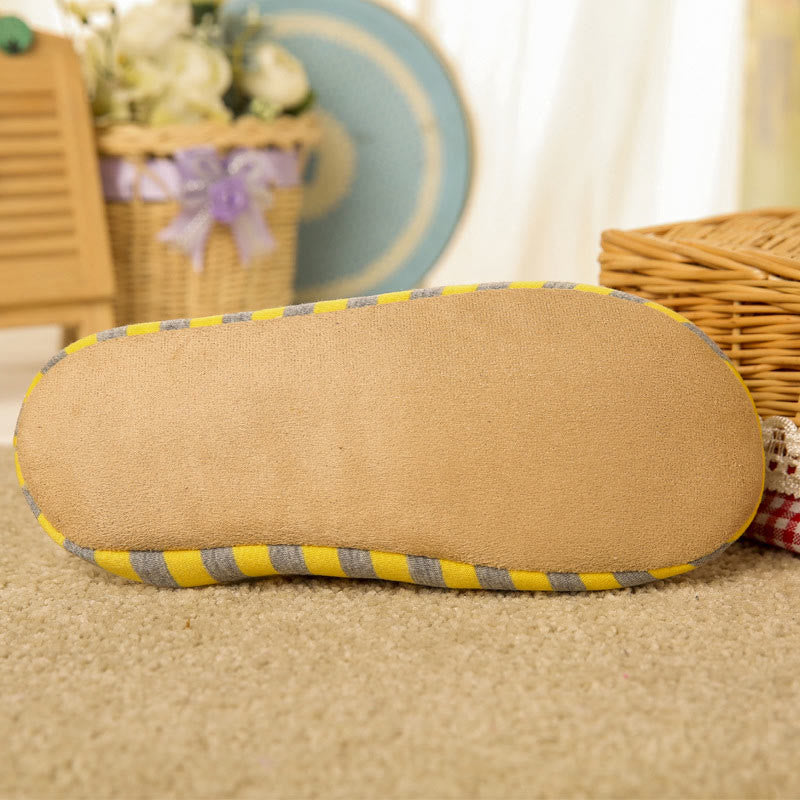 Plus Size Colorblock Stripes Slippers(3 Pairs)
