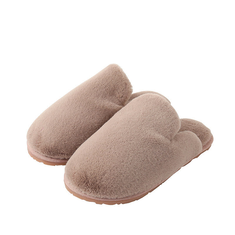 Plus Size Fuzzy House Slippers