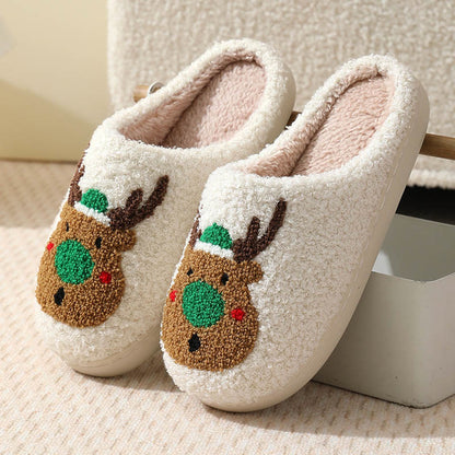 Plusock Plus Size Christmas Elements Slippers