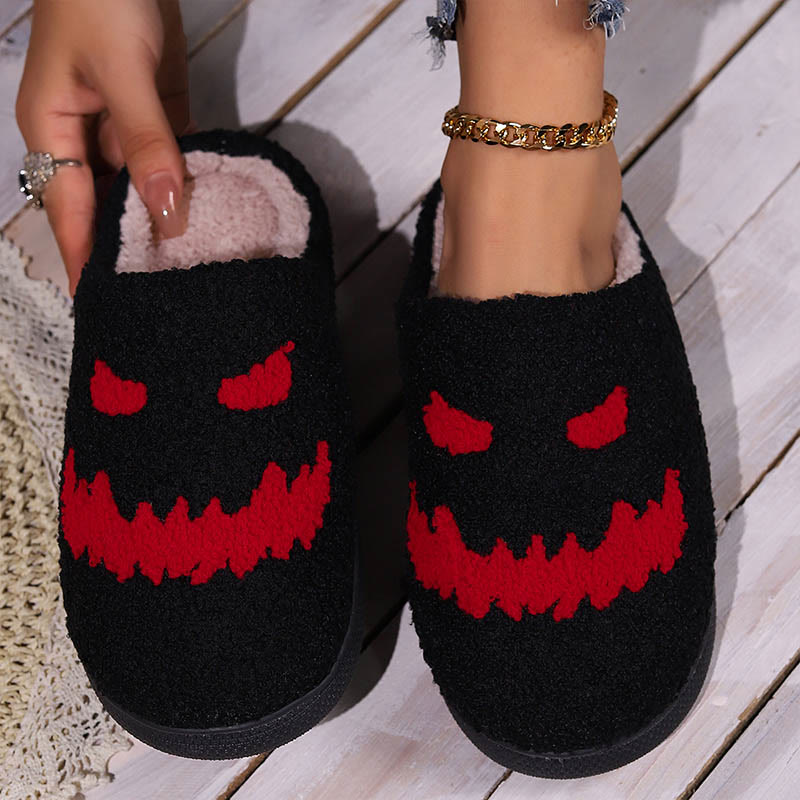 Plus Size Devil Slippers
