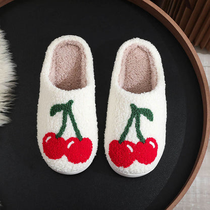 Plusock Plus Size Fruit Pattern Slippers