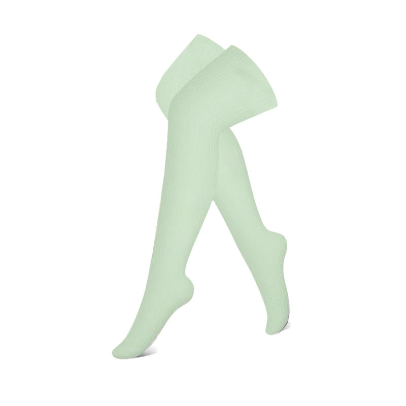 Plusock Green Series Thigh High Compression Socks(3 Pairs) - Light Green - S/M - image 4