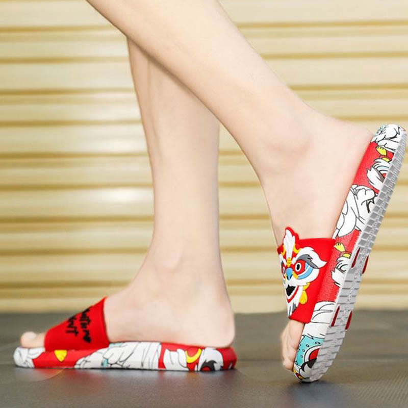 Plusock Plus Size Lion Slides(2 Pairs) - image 2