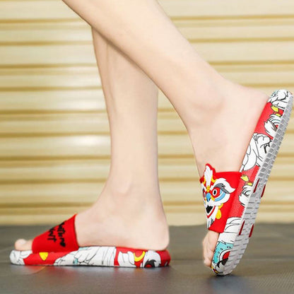 Plusock Plus Size Lion Slides(2 Pairs) - image 2
