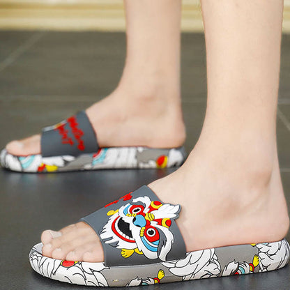 Plusock Plus Size Lion Slides(2 Pairs) - image 3