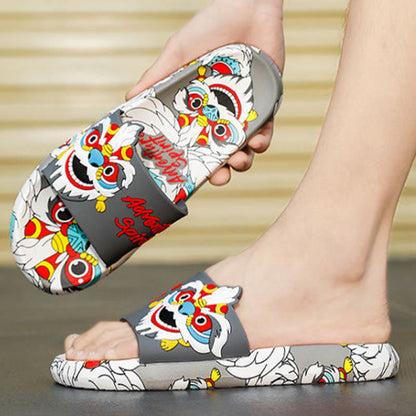 Plusock Plus Size Lion Slides(2 Pairs) - image 5