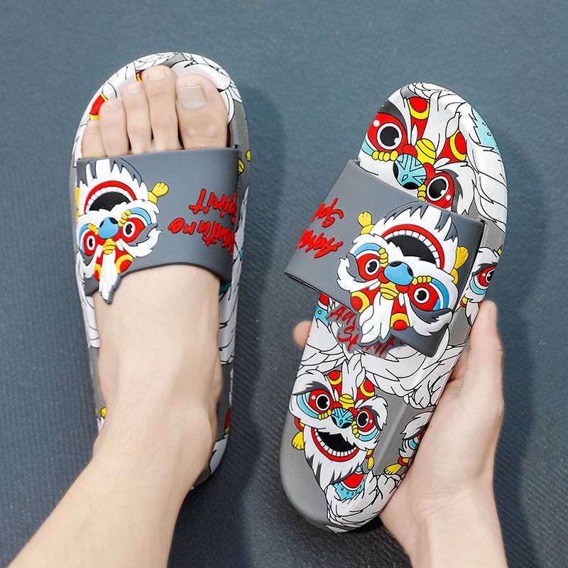 Plusock Plus Size Lion Slides(2 Pairs) - image 6