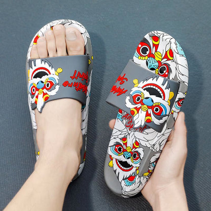 Plusock Plus Size Lion Slides(2 Pairs) - image 6