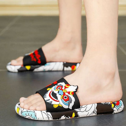 Plusock Plus Size Lion Slides(2 Pairs) - image 9