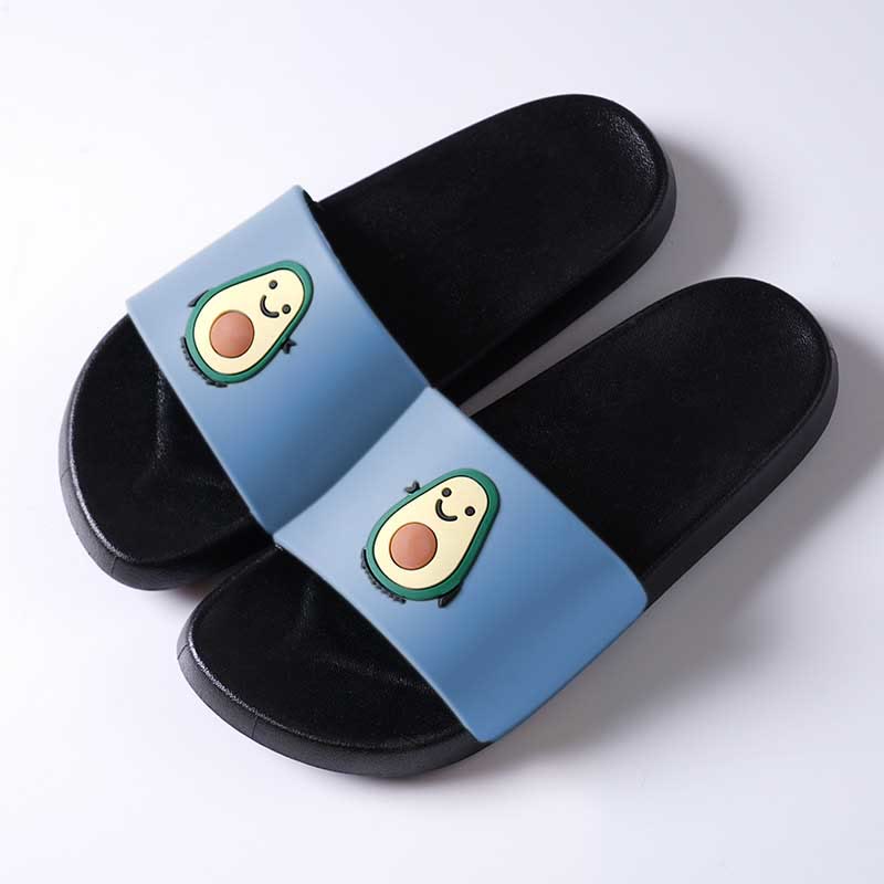 Plusock Plus Size Avocado Slides(2 Pairs) - Blue - 2XL - image 8
