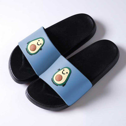 Plusock Plus Size Avocado Slides(2 Pairs) - Blue - 2XL - image 8
