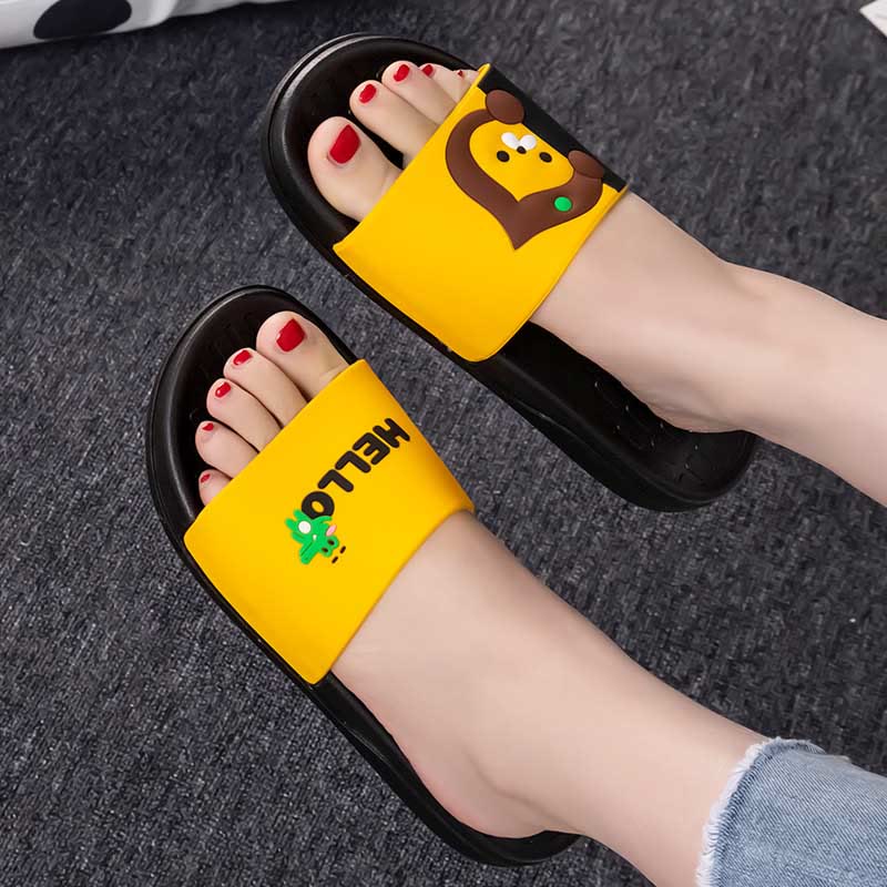 Plusock Plus Size Asymmetric Pattern Slides(2 Pairs) - image 1