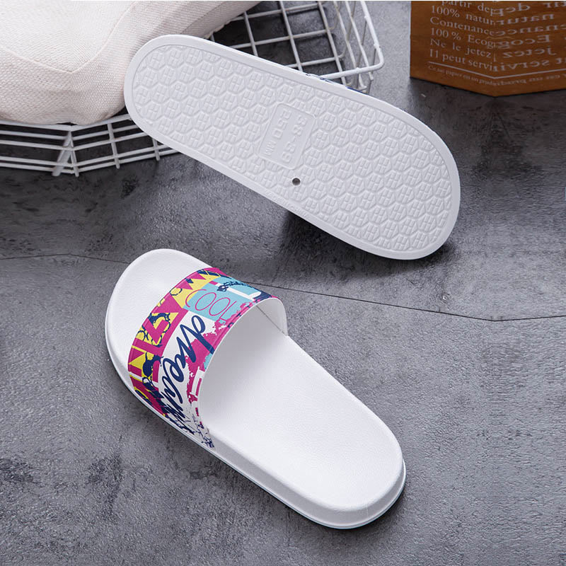 Plusock Plus Size Graffiti Slides(2 Pairs) - image 1