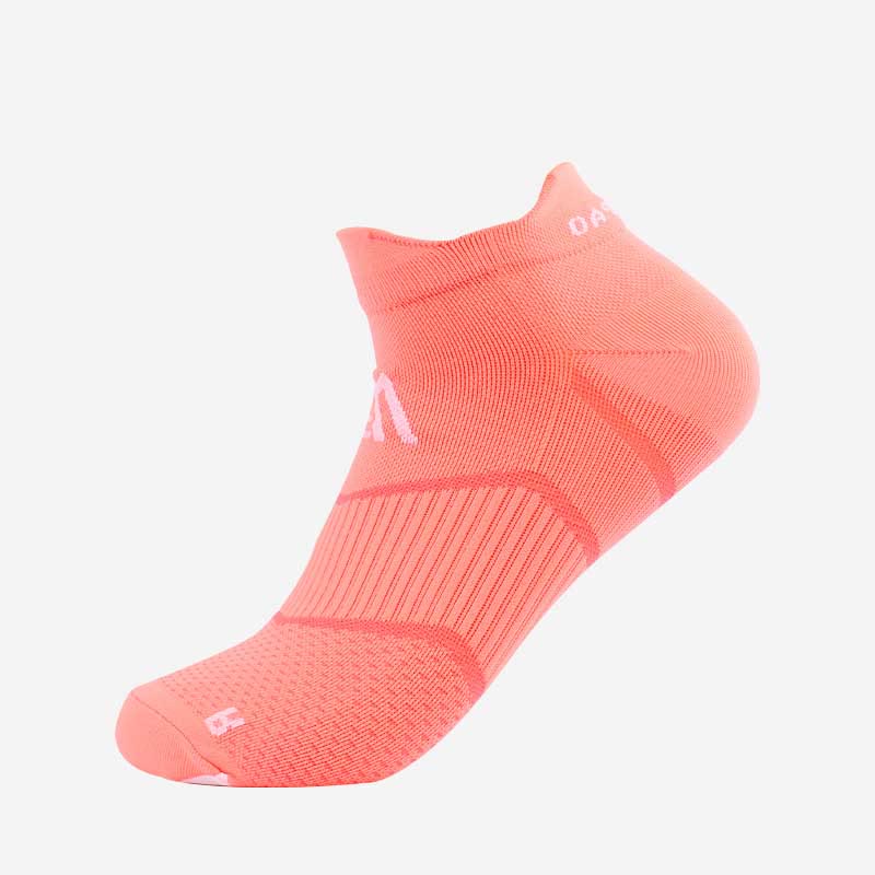 Plusock Plus Size Outdoor Fitness Ankle Compression Socks(7 Pairs) - Orange - EU39-44(US6-10) - image 2