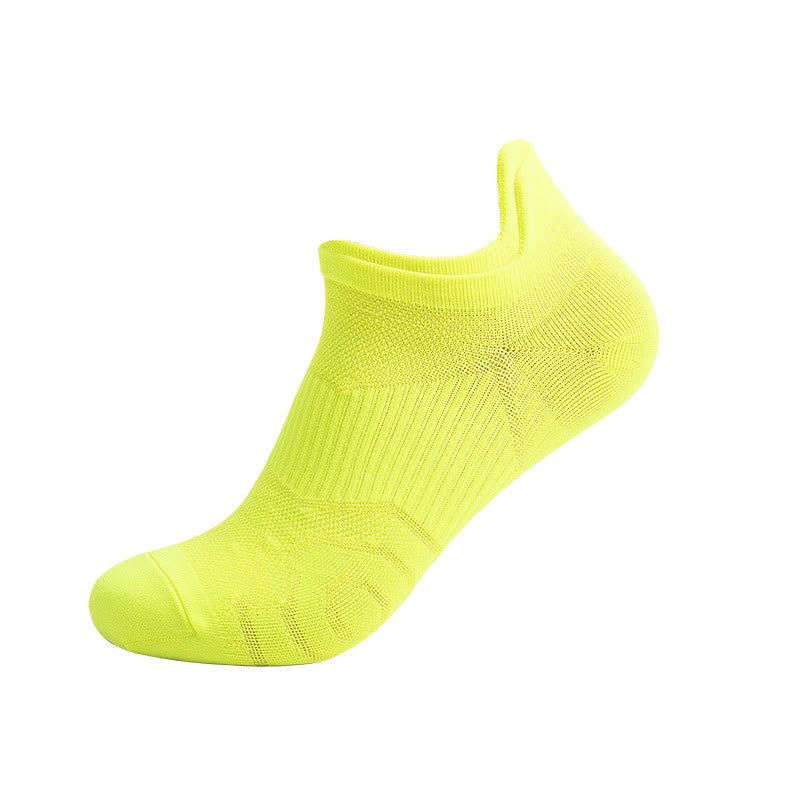 Plusock Sports Durable Ankle Compression Socks(9 Pairs) - Fluorescent Green - EU37-44(US4-10) - image 7