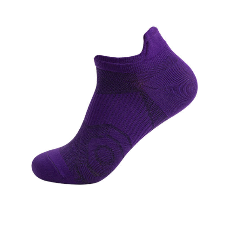 Plusock Sports Durable Ankle Compression Socks(9 Pairs) - Purple - EU37-44(US4-10) - image 8