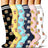 Plusock Hamburger French Fries Compression Socks(6 Pairs) - image 0