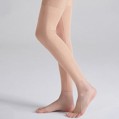 Modal Solid Color Breathable Thigh High Compression Sleeves
