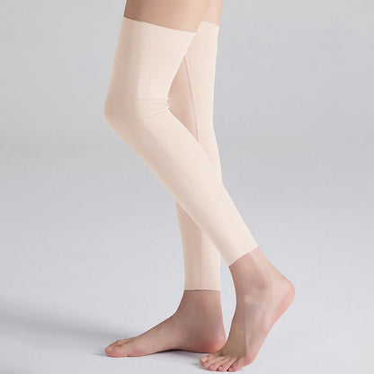 Modal Solid Color Breathable Thigh High Compression Sleeves