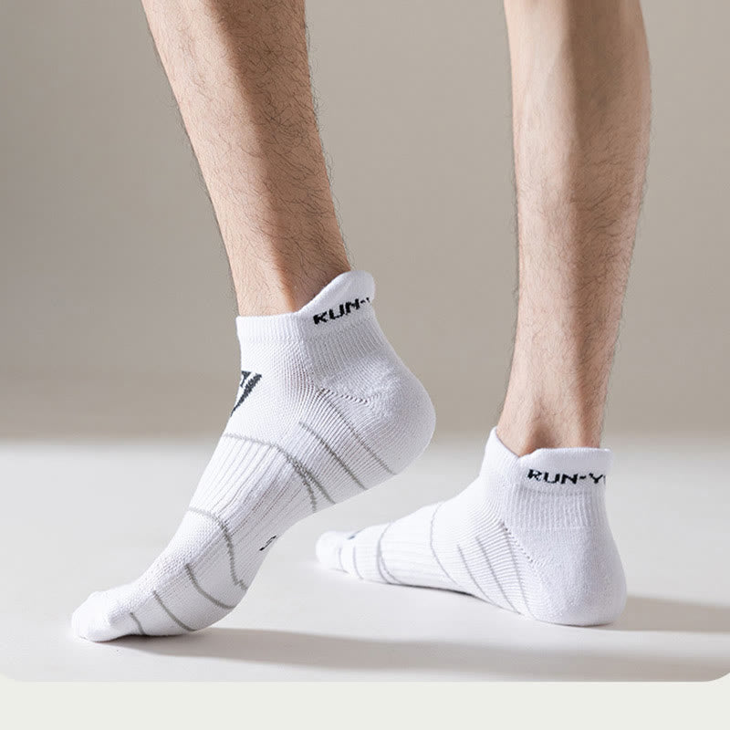 Plusock Plus Size Non Slip Soft Ankle Compression Socks(4 Pairs) - image 3
