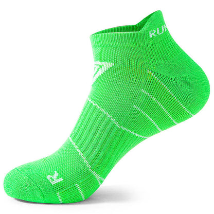 Plusock Plus Size Non Slip Soft Ankle Compression Socks(4 Pairs) - Green - EU40-45(US7-11) - image 7