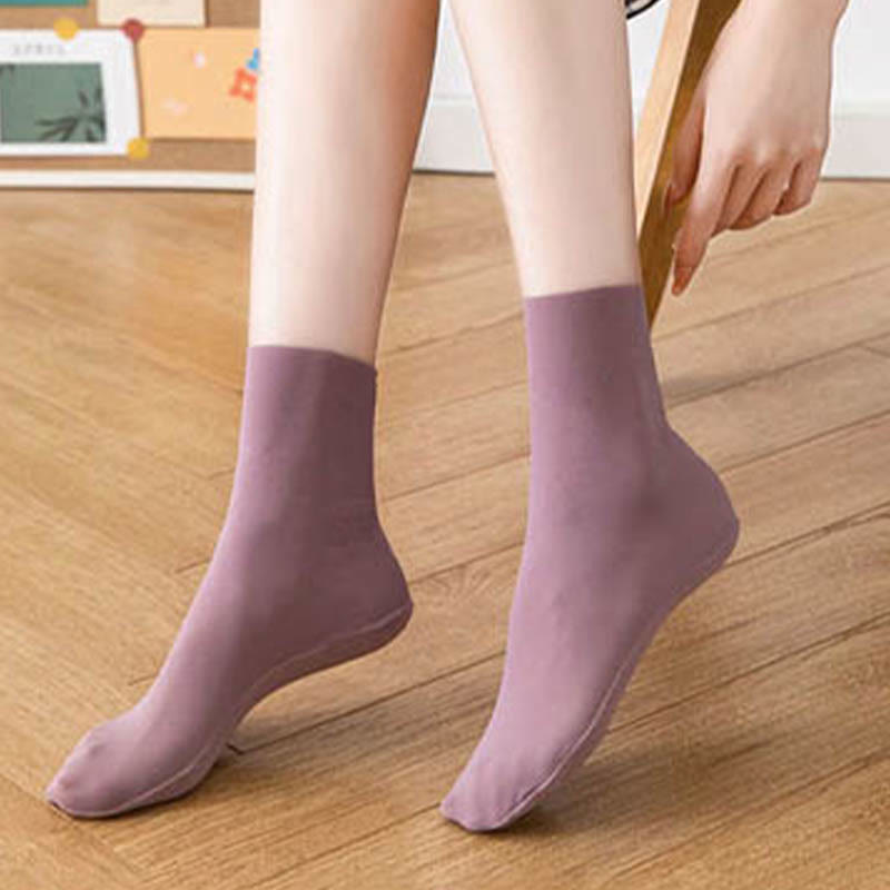 Plusock Ice Silk Quarter Socks(8 Pairs) - image 1