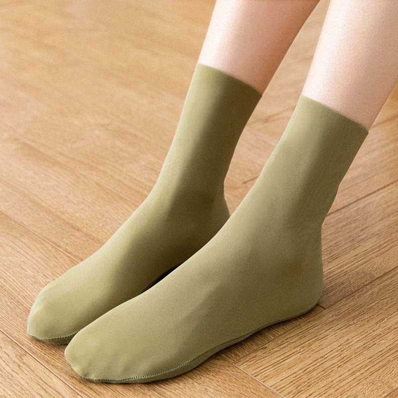 Plusock Ice Silk Quarter Socks(8 Pairs) - image 2
