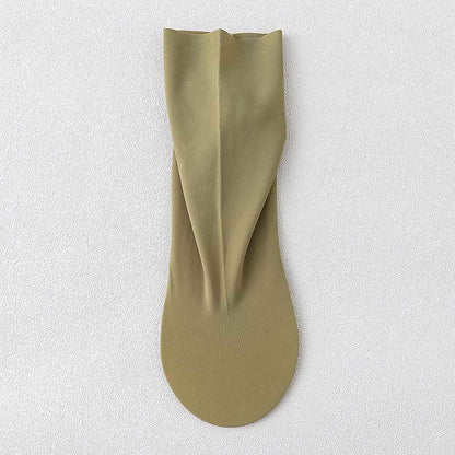 Plusock Ice Silk Quarter Socks(8 Pairs) - Army Green - EU37-40(US4-7) - image 9