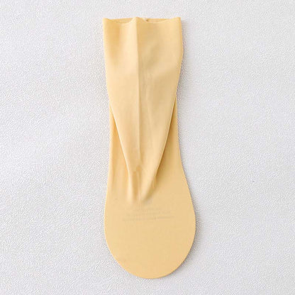 Plusock Ice Silk Quarter Socks(8 Pairs) - Nude - EU37-40(US4-7) - image 12