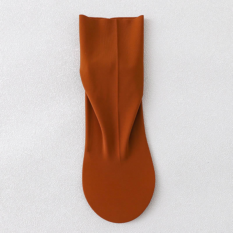 Plusock Ice Silk Quarter Socks(8 Pairs) - Wine - EU37-40(US4-7) - image 15