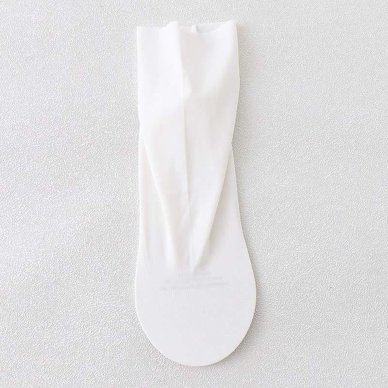 Plusock Ice Silk Quarter Socks(8 Pairs) - White - EU37-40(US4-7) - image 14