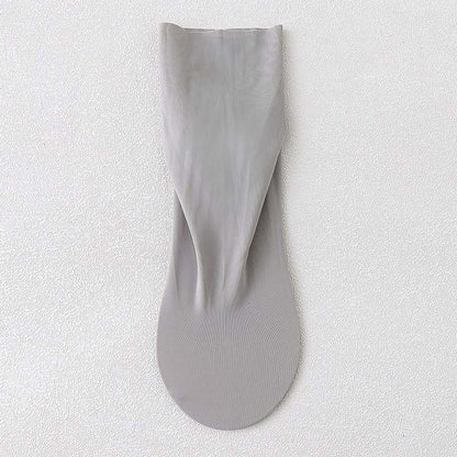 Plusock Ice Silk Quarter Socks(8 Pairs) - Light Gray - EU37-40(US4-7) - image 13