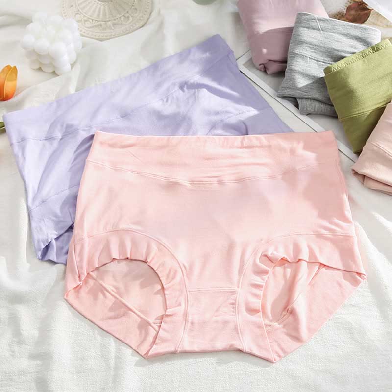 Plus Size High Waist Soft Panty(3 Packs)