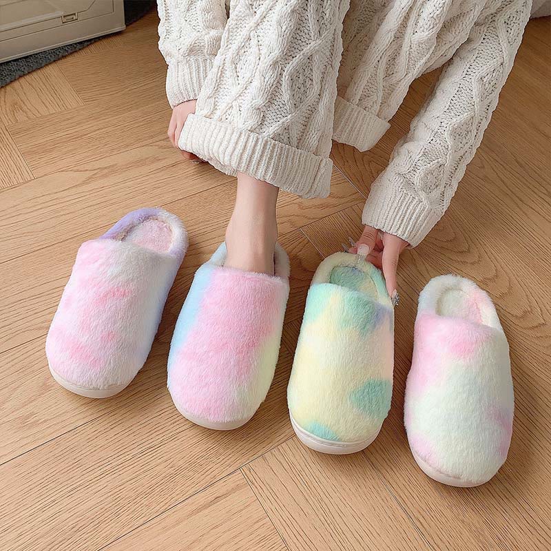 Plus Size Gradient Slippers