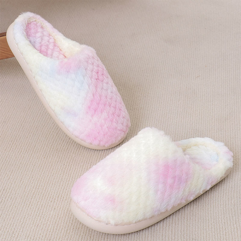 Plus Size Tie Dye Slippers