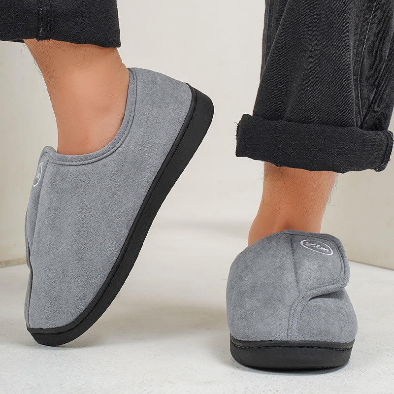 Plusock Plus Size Solid Color Thick Sole Slipper Socks - image 5