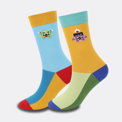 Plus Size Creative Halloween Crew Socks(4 Pairs)