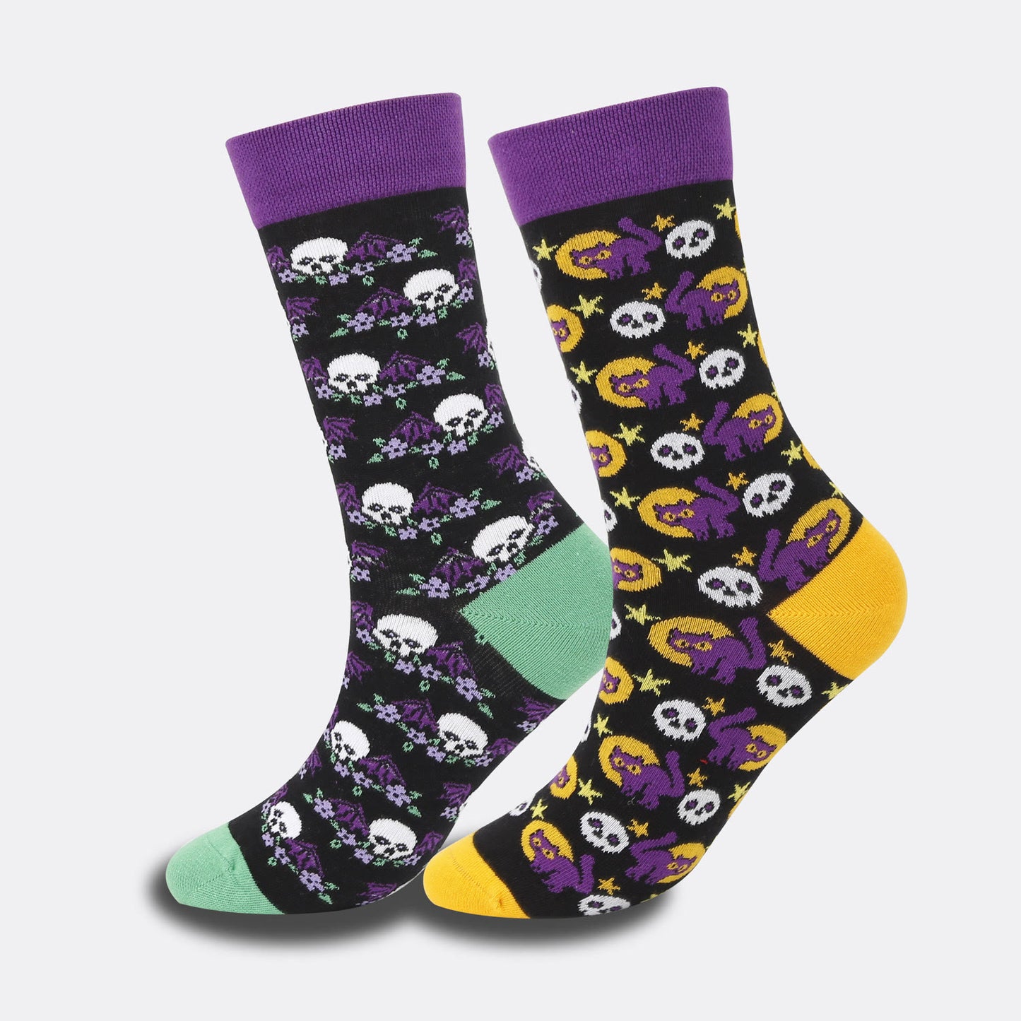 Plus Size Creative Halloween Crew Socks(4 Pairs)