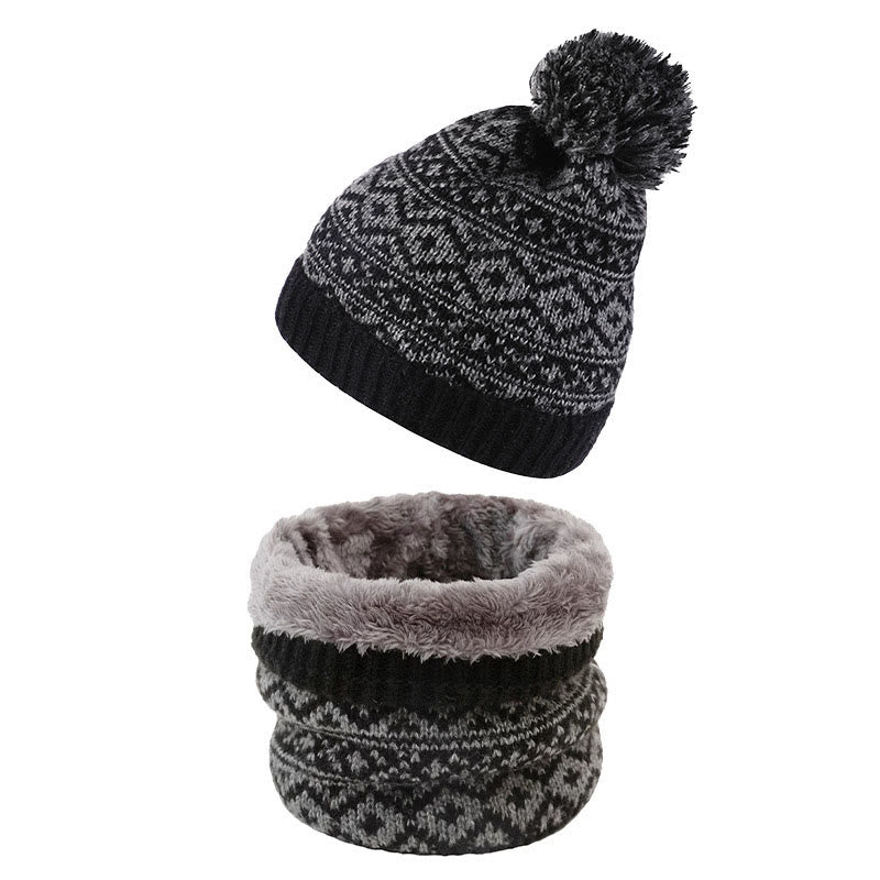 Winter Warm Beanie Scarf 2 in 1 Set