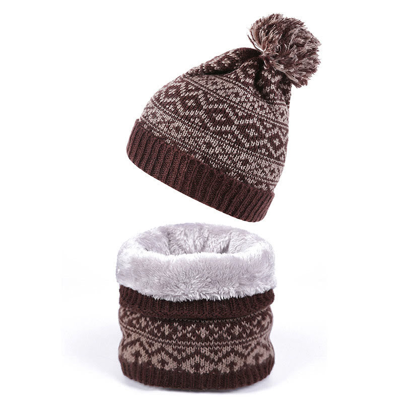 Winter Warm Beanie Scarf 2 in 1 Set