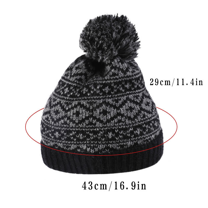 Winter Warm Beanie Scarf 2 in 1 Set