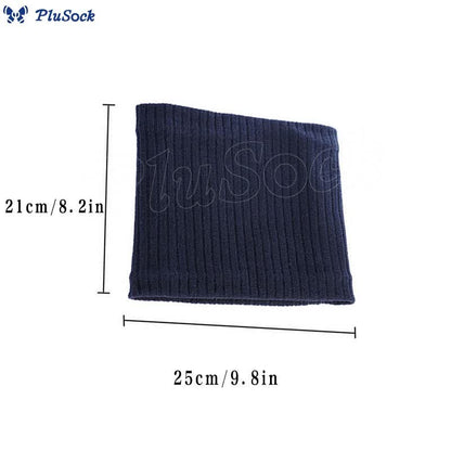 Solid Color Simple Knit Beanie Scarf 2 In 1 Set