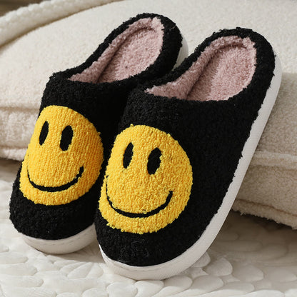 Plusock Plus Size Anti Slip Smiley Face Slippers